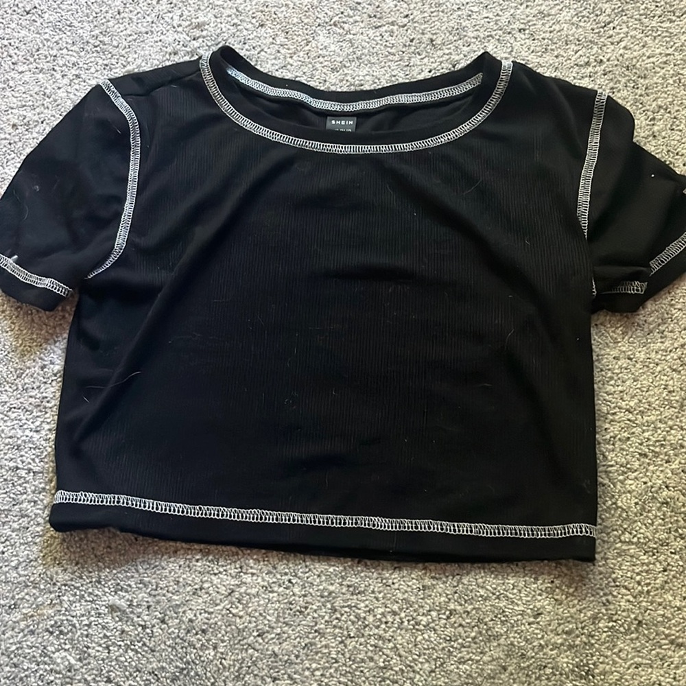 Shein top color: black size: xs